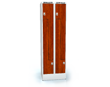 Cloakroom locker Z-shaped doors ALDERA 1920 x 600 x 500